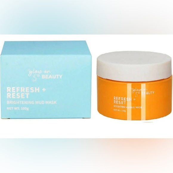 NIB- Glow on 5th Beauty Refresh and Reset Brightening Mud Mask NEW IN SEALED BOX - Picture 4 of 7